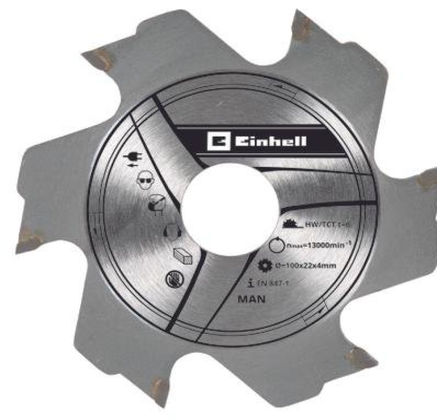 Einhell Milling Blade 100X22X3,8Mm 6T. | Oberfrasen-/Hobelzubehor