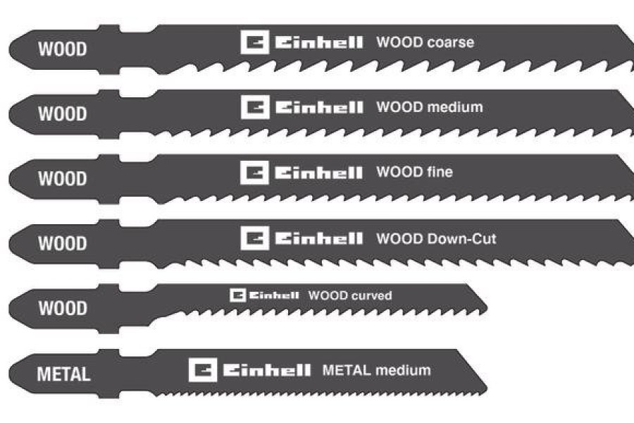 Einhell Jigsaw Blades Box 10-Pcs T-Sh. | Sagezubehor